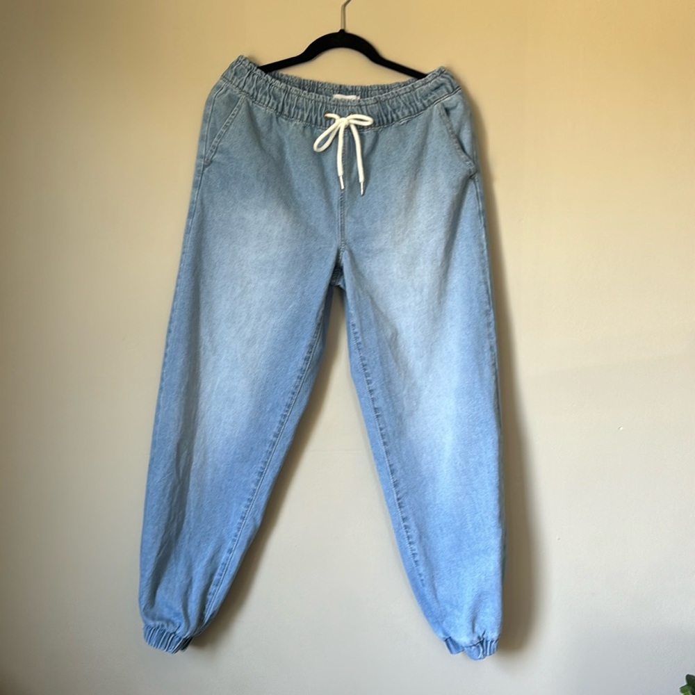 Drawstring Denim Jeans/Joggers